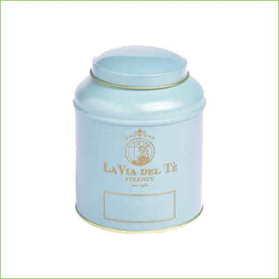 Theeblik la via del té 125 gram licht blauw - 