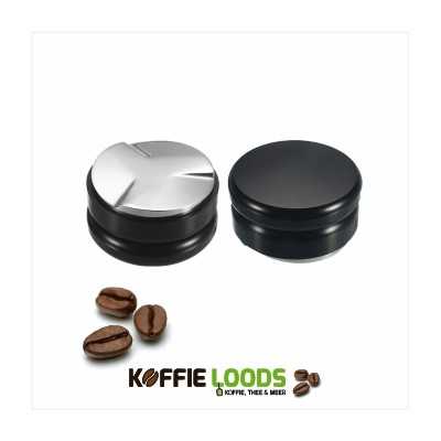 Koffietamper macaron 58mm zwart - 