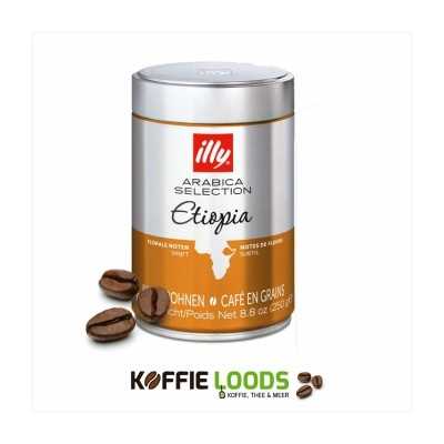 Illy ethiopie 250 gram koffiebonen 12 stuks - 