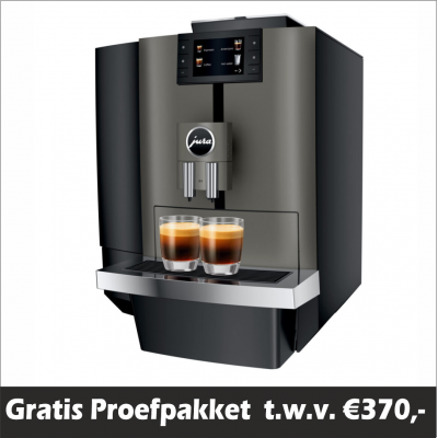 JURA X4 Dark Inox (EA) + Gratis Proefpakket - 