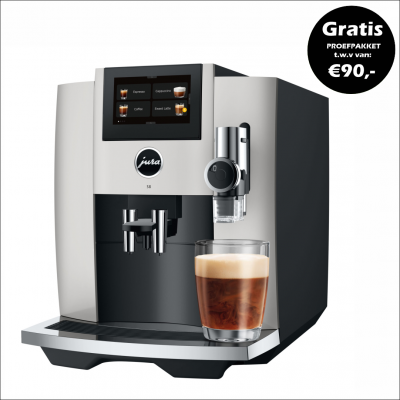 JURA S8 Platina (EB) + Gratis Proefpakket - 