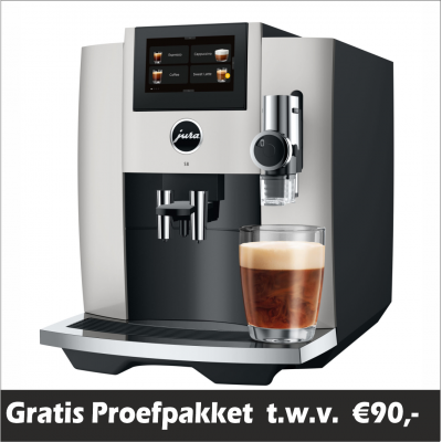 JURA S8 Platina (EB) + Gratis Proefpakket - 