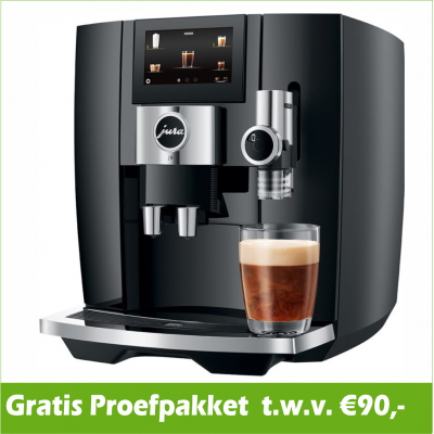 JURA J8 Piano Black (EA) + Gratis Proefpakket - 