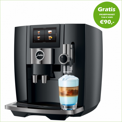 JURA J10 Piano Black (EA) + Gratis Proefpakket - 