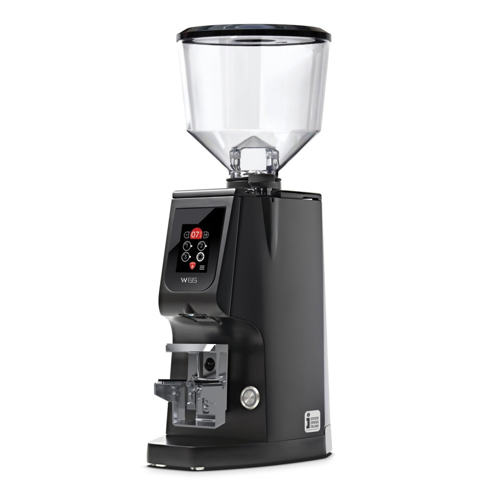 EUREKA Atom W 65 mm Zwart – Nu voor €1499 | Professionele Koffiemolen