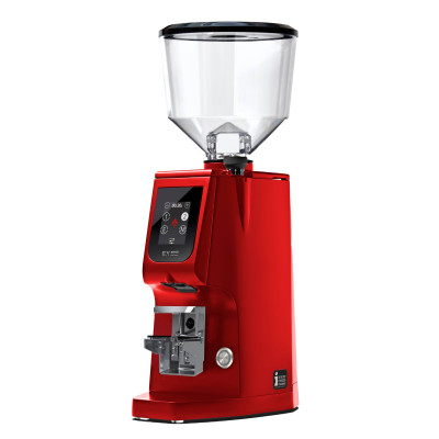 EUREKA Atom Excellence 65 mm Ferrari Rood – Nu voor €989 | Professionele Koffiemolen