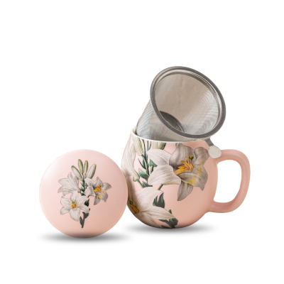 copy of mondo del te - Theemok lichtgroen met bloemenprint - 
