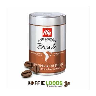 Illy brasil 250 gram koffiebonen 12 stuks - 